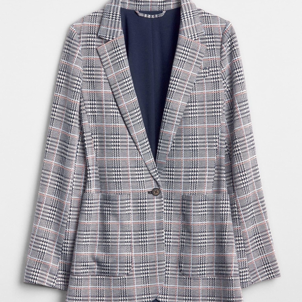 Gap Plaid Blazer